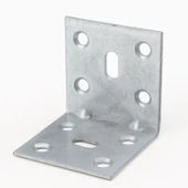 Metal L Demir 40x40x40 mm (50 Adet) Raf Dolap Mobilya Köşe Bağlantı Aparatı Duvar Sabitleme Seti thumbnail 1