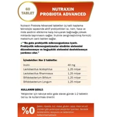 Nutraxin Probiota Advanced - Probiyotik Takviyesi 60 Tablet thumbnail 7