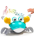 Pasifik Toys Işıklı Sensörlü Yengeç Yeşil QC3Y thumbnail 8