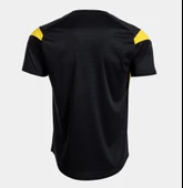 Joma Montreal 104202.109 Erkek Siyah Sarı Spor Tişört thumbnail 2