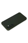 LitaeTrend Samsung Galaxy S24 Kılıf Nano içi Kadife Silikon - Koyu Yeşil thumbnail 3