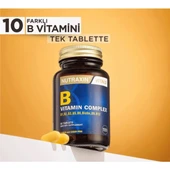 Nutraxin B Vitamin Complex - B Vitamini Takviyesi 60 Tablet thumbnail 2