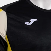 Joma Montreal 104202.109 Erkek Siyah Sarı Spor Tişört thumbnail 3
