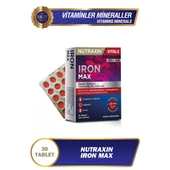 Nutraxin Iron Max 17 Mg 30 Tablet - Gentle Iron, Vitamin C, B12, B6, Folik Asit thumbnail 2