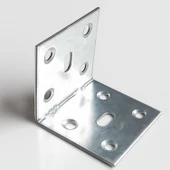 Metal L Demir 40x40x40 mm (50 Adet) Raf Dolap Mobilya Köşe Bağlantı Aparatı Duvar Sabitleme Seti thumbnail 6