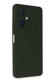 LitaeTrend Vivo Y27 Kılıf Nano içi Kadife Silikon - Koyu Yeşil thumbnail 2