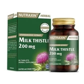 Nutraxin Deve Dikeni Tohumu-Milk Thistle 200 Mg 60 Tablet thumbnail 1