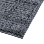 Pandora Yumuşak Peluş Shaggy Gri Çocuk Odası Oturma Odası Salon Mutfak Koridor Halısı Yolluk 1102O thumbnail 5