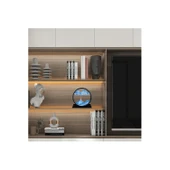 Dekoratif Yuvarlak 3 D Hareketli Mavi Kum Saati Şeklinde Kum Tablosu 7 İnç Orta Boy Yuvarlak Kum Tablosu thumbnail 5