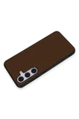 LitaeTrend Samsung Galaxy S24 Kılıf Taft Kapak - Kahverengi thumbnail 2