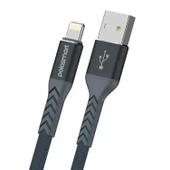 Polosmart PBS408 Lightning Şarj ve Data Kablosu 1.2 Metre Gri thumbnail 1