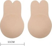 Askısız Sutyen Ten Rengi 1 Çift Göğüs Dikleştirici Göğüs Ucu Kapatıcı Yapışkanlı Dikleştirici Silikon thumbnail 2