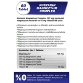 Nutraxin Magnezyum Complex 60 Tablet thumbnail 3