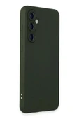 LitaeTrend Samsung Galaxy S24 Kılıf Nano içi Kadife Silikon - Koyu Yeşil thumbnail 2