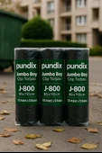 Pundix J800 Jumbo Boy Çöp Torbası (80X110 Cm) 5 Rulo (Toplam 50 Adet) Dayanıklı, Sızdırmaz ve Geniş Hacimli Çöp Poşeti thumbnail 5