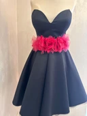 AS Brides Siyah Kısa Elbise thumbnail 1