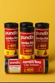 Pundix J400 Jumbo Boy Çöp Torbası (80X110 Cm) 5 Rulo (Toplam 50 Adet) Dayanıklı, Sızdırmaz ve Geniş Hacimli Çöp Poşeti thumbnail 1