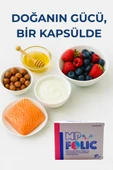 Mp Folic 30 Tablet Multivitamin, Mineral, Omega-3 ve Probiyotik Içeren Takviye Edici Gıda thumbnail 3