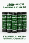 Pundix J500 Jumbo Boy Çöp Torbası (80X110 Cm) 5 Rulo (Toplam 50 Adet) Dayanıklı, Sızdırmaz ve Geniş Hacimli Çöp Poşeti thumbnail 1