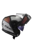 STROBE 2 ORION MAT SİYAH-MOR-MAVİ KASK thumbnail 7