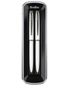 Scrikss 108 Prestige Tükenmez Versatil İkili Kalem Set Beyaz Kristal Kutu thumbnail 1