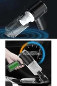 Araç Süpürgesi Mini Usb Şarjlı Vakumlu El Süpürgesi Çok Fonksiyonlu Şarjlı thumbnail 2