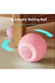 360 Derece Dönen Kedi Köpek Topu Oyuncağı Şarjlı Kedi Oyun Topu İnteraktif Oto Hareket Eden thumbnail 2