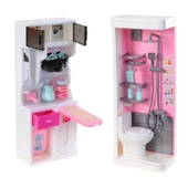 Kutulu 4Lü Klozet Lavabo Çamaşır Makinası Ütü Seti thumbnail 2