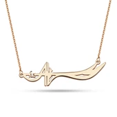 Hz.Ali Zülfikar Kılıcı Gümüş Kolye - Rose thumbnail 1