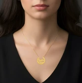 Defne Yapraklı Gümüş Kolye - Gümüş thumbnail 2