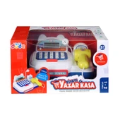 Oyuncak Yazar Kasa Seti – Mavi & Beyaz – Sesli ve Işıklı, Para & Kredi Kartlı, 3+ Yaş thumbnail 3