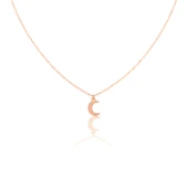 Ay Gümüş Kolye - Rose thumbnail 1