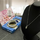 Sevgiliye Özel Günlere Hediye istiridye İçinden Çıkan Gerçek İnci Kolye Set Sevgiliye Şık Hediye thumbnail 5