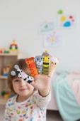 5’li Parmak Kuklası Seti – Hayvan Figürlü Finger Puppets thumbnail 3