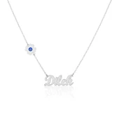 Şanslı İsim Gümüş Kolye - Gümüş thumbnail 1