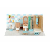 Ahşap Mini Banyo Seti – 25x12 cm Minyatür Oyuncak Ev Mobilyası thumbnail 1