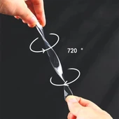 Oto Darbe Koruyucu Şeffaf Kendiliğinden Yapışkanlı Bantlar 4 Adet thumbnail 5