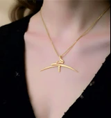 Gümüş Hiç Kolyesi - Rose thumbnail 2