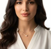 İnci Kolye - Gümüş thumbnail 2