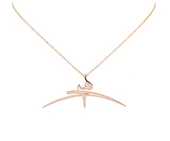 Gümüş Hiç Kolyesi - Rose thumbnail 1