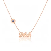 Şanslı İsim Gümüş Kolye - Rose thumbnail 1