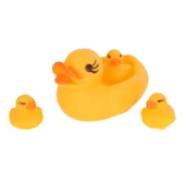 Eğlenceli Yavrulu Ördek Banyo Oyuncak Seti – 3’lü Vinil Su Oyuncağı thumbnail 2