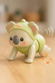 Type-C Şarjlı Ses Tekrar Özellikli Müzikli Emekleyen Koala Oyuncak – Bebekler İçin Emeklemeye Yardımcı Eğitici Oyuncak thumbnail 5