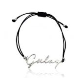 Yeni Trend Gümüş İsim Bileklik - Gümüş thumbnail 1