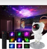 Hediye Galaksi Yıldız Samanyolu Projektör Astronot Samanyolu Işıklı Projeksiyon Gece Lambası thumbnail 3