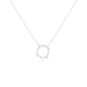 İsim Halka Kolye - Gümüş thumbnail 1