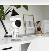 Hediye Galaksi Yıldız Samanyolu Projektör Astronot Samanyolu Işıklı Projeksiyon Gece Lambası thumbnail 4