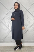 KADIN FERMUARLI BAĞCIKLI TESETTÜR TUNİK thumbnail 1