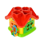 Polesie Renkli Şekil Eşleştirme ve Anahtarlı Eğitici Oyuncak Ev thumbnail 2