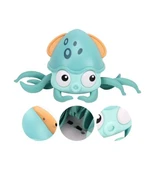 Dude Sesli Işıklı Şarjlı Akıllı Ahtapot Oyuncak – Turuncu & Yeşil thumbnail 3